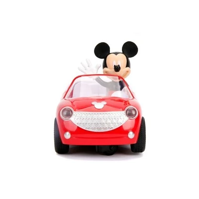 Jada Toys Disney Junior RC Mickey Mouse Club House Roadster Remote Control Vehicle 7" Glossy Red 2 Jada Toys Disney Junior RC Mickey Mouse Club House Roadster Remote Control Vehicle 7" Glossy Red - Image 2