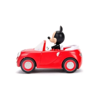 Jada Toys Disney Junior RC Mickey Mouse Club House Roadster Remote Control Vehicle 7" Glossy Red 3 Jada Toys Disney Junior RC Mickey Mouse Club House Roadster Remote Control Vehicle 7" Glossy Red - Image 3