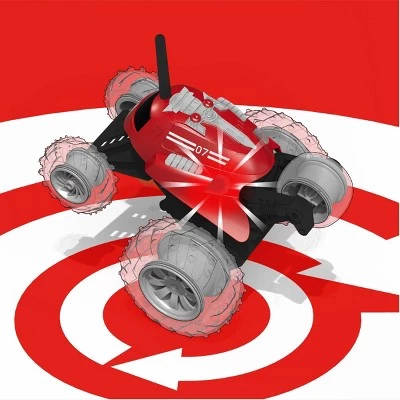 Sharper Image RC Monster Spinning Car - Black and Red - 2pk 4 Sharper Image RC Monster Spinning Car - Black and Red - 2pk - Image 4