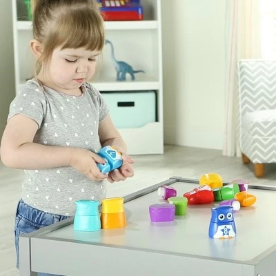 Learning Resources Snap-n-Learn Rainbow Color, Shape, Letter Owls 1 Learning Resources Snap-n-Learn Rainbow Color, Shape, Letter Owls