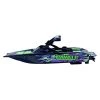 Hyper Nano RC Pavati Wakeboard Boat - Black with Purple Graphics