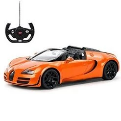Link Worldwide Ready! Set! Go! Link 1:14 RC Bugatti Veyron Grand Sport Vitesse Car (Orange)