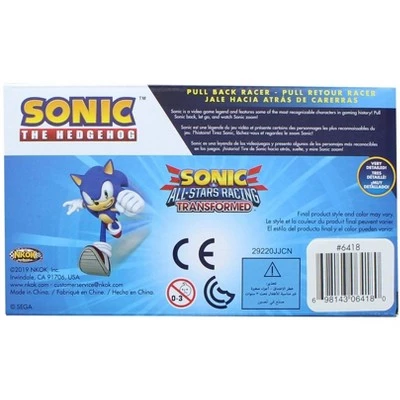 Nkok Sonic the Hedgehog All Stars Racing 3.5 Inch Pull Back Tails Car 2 Nkok Sonic the Hedgehog All Stars Racing 3.5 Inch Pull Back Tails Car - Image 2