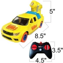 Link Worldwide Link Remote Control Bubble Pickup Truck with Lights Rechargeable Blow Car