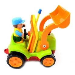 Insten Remote Control Cartoon Construction Truck with Music, Lights & Action Figure, RC Baby Toys for Toddler & Kids, 4" Green -Vehicles & Remote Control Sales unnamed file 1768