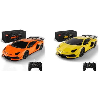 Link Worldwide Ready! Set! Go! 1:24 Scale Remote Control Lamborgini Aventador SVJ Electric Sport Racing Car 1 Link Worldwide Ready! Set! Go! 1:24 Scale Remote Control Lamborgini Aventador SVJ Electric Sport Racing Car