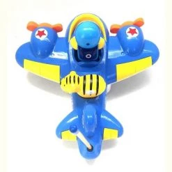 Link Worldwide Link Cartoon RC Airplane Lightning Fast,Colorful & Bright, Honks & Plays Music Great Gift For Kids - Blue -Vehicles & Remote Control Sales unnamed file 1887