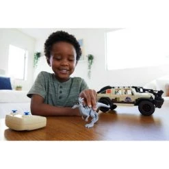 Matchbox Jurassic World: Dominion Jeep Gladiator R/C Vehicle with 6in Dracorex Dinosaur Figure