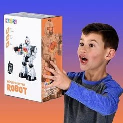 Play22usa Remote Control Robot Police Toy Shoots Missiles Walks Talks and Dances with Flashing Lights 10 Functions -Vehicles & Remote Control Sales unnamed file 2113