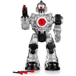 Play22usa Remote Control Robot Police Toy Shoots Missiles Walks Talks and Dances with Flashing Lights 10 Functions -Vehicles & Remote Control Sales unnamed file 2114