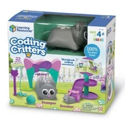 Learning Resources Coding Critters Scamper & Sneaker, Interactive Coding Toy, 22 Piece Set, Ages 4+ -Vehicles & Remote Control Sales unnamed file 2216