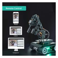 Adeept RaspTank Pro Robot Wireless Car Kit, Smart Robot for Raspberry Pi 4 3/3B+, Wifi Compatible, Video Transmitting, Aluminum, Black -Vehicles & Remote Control Sales unnamed file 2264