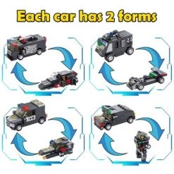 Panlos 8 In 1 Armored Vehicle Strategic Robot Model Building Set for STEM Play with Multiple Designs and Universal Brick Compatibility, 836 Pieces -Vehicles & Remote Control Sales unnamed file 248