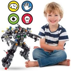 Panlos 8 In 1 Armored Vehicle Strategic Robot Model Building Set for STEM Play with Multiple Designs and Universal Brick Compatibility, 836 Pieces -Vehicles & Remote Control Sales unnamed file 249