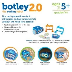 Learning Resources Botley the Coding Robot 2.0, Coding Robot for Kids, STEM Toy, Early Programming, Ages 5+ -Vehicles & Remote Control Sales unnamed file 2533