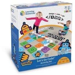 Learning Resources Let's Go Code! Activity Set, 50 Pieces, Ages 5+ -Vehicles & Remote Control Sales unnamed file 2567