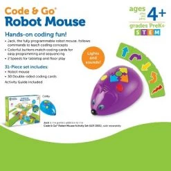 Learning Resources Code & Go Programmable Robot Mouse - 31 Pieces, Ages 4+ Coding for Kids -Vehicles & Remote Control Sales unnamed file 2586
