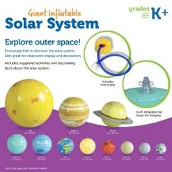 Learning Resources Giant Inflatable Solar System Set, Astronomy for Kids, 12 Pieces, 8 Planets, Grades K+ -Vehicles & Remote Control Sales unnamed file 2627