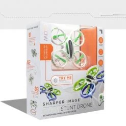 Sharper Image 2.4Ghz RC Glow Up Stunt Drone With LED Lights