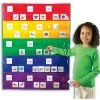 Learning Resources Rainbow Pocket Chart, Teacher Resource, Nylon