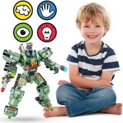 Panlos 8 In 1 Military Strategic Tank Robot Model Building Set for STEM Play with Multiple Designs and Universal Brick Compatibility, 832 Pieces -Vehicles & Remote Control Sales unnamed file 293