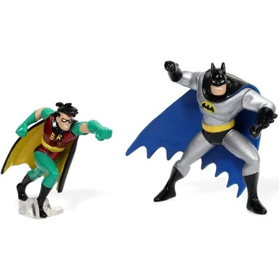 "Batman: The Animated Series" Diorama Scene Set of 4 Diecast Figurines "Nano Hollywood Rides" Diecast Models by Jada 2 "Batman: The Animated Series" Diorama Scene Set of 4 Diecast Figurines "Nano Hollywood Rides" Diecast Models by Jada - Image 2