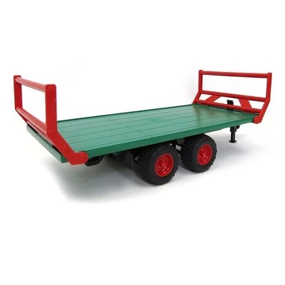 Bruder Bale Transport Trailer with 8 Round Bales 2 Bruder Bale Transport Trailer with 8 Round Bales - Image 2