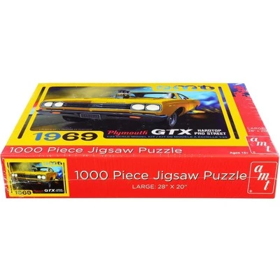Jigsaw Puzzle 1969 Plymouth GTX Hardtop Pro Street MODEL BOX PUZZLE (1000 piece) by AMT 1 Jigsaw Puzzle 1969 Plymouth GTX Hardtop Pro Street MODEL BOX PUZZLE (1000 piece) by AMT