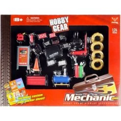 Mechanic Garage Accessories Set for 1/24 Scale Models by Phoenix Toys
