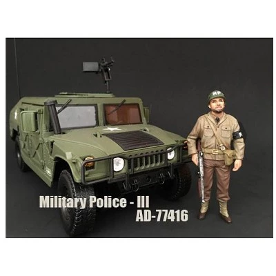 WWII Military Police Figure III For 1:18 Scale Models by American Diorama 1 WWII Military Police Figure III For 1:18 Scale Models by American Diorama
