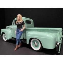 Car Girls in Tees Figurines 4 piece Set for 1/18 Scale Models by American Diorama