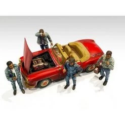 Auto Mechanics Figurines 4 piece Set for 1/24 Scale Models by American Diorama