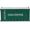 20' Dry Goods Sea Container "China Shipping" Green "Transport Series" 1/50 Model by Diecast Masters