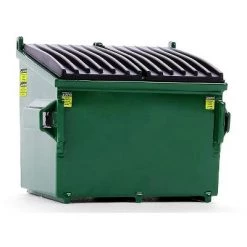 Refuse Trash Bin Green 1/34 Diecast Model by First Gear