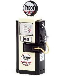 1948 Wayne 100-A Gas Pump "Tydol Flying Gasoline" Black and Cream "Vintage Gas Pumps" Series 9 1/18 Diecast Model by Greenlight