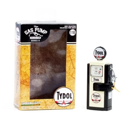 1948 Wayne 100-A Gas Pump "Tydol Flying Gasoline" Black and Cream "Vintage Gas Pumps" Series 9 1/18 Diecast Model by Greenlight 2 1948 Wayne 100-A Gas Pump "Tydol Flying Gasoline" Black and Cream "Vintage Gas Pumps" Series 9 1/18 Diecast Model by Greenlight - Image 2