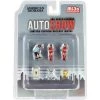 "Auto Show" Diecast Set of 6 pieces (3 Figurines and 3 Accessories) for 1/64 Scale Models by American Diorama