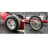 Wheels and Tires Set of 4 pieces from "Tommy Ivo’s Barnstormer" Vintage Dragster 1/18 Model by GMP
