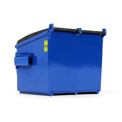 Refuse Trash Bin Blue 1/34 Diecast Model by First Gear 2 Refuse Trash Bin Blue 1/34 Diecast Model by First Gear - Image 2