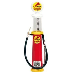 Roar Gilmore Gasoline Vintage Gas Pump Cylinder 1/18 Diecast Replica by Road Signature