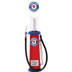 Pontiac Gasoline Vintage Gas Pump Cylinder 1/18 Diecast Replica by Road Signature