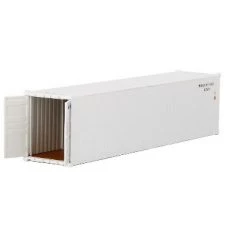 TSM-Model 40' Dry Goods Container White 1/64 Diecast Model by True Scale Miniatures