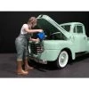 Car Girl in Tee Kylie Figurine for 1/24 Scale Models by American Diorama