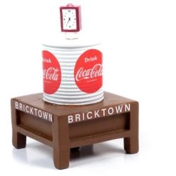"Coca-Cola" Water Tower with Light "Bricktown" for 1/87 (HO) Scale Models by Classic Metal Works