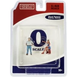 70s Style Two Figurines Set III for 1/43 Scale Models by American Diorama