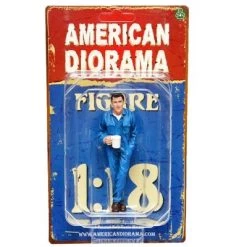 Mechanic Larry Taking Break Figure For 1:18 Scale Models by American Diorama -Vehicles & Remote Control Sales unnamed file 3261