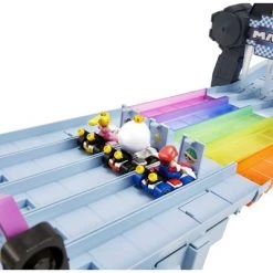 Hot Wheels Mario Kart Rainbow Road Raceway Track Set