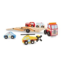Melissa & Doug Wooden Emergency Vehicle Set of 6 6 Melissa & Doug Wooden Emergency Vehicle Set of 6 -Vehicles & Remote Control Sales unnamed file 3386