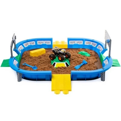 Monster Jam Monster Dirt Arena 24" Playset with Exclusive 1:64 Scale Die-Cast Monster Jam Truck 2 Monster Jam Monster Dirt Arena 24" Playset with Exclusive 1:64 Scale Die-Cast Monster Jam Truck - Image 2