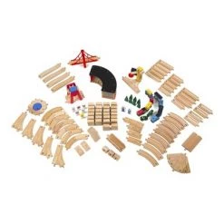 Melissa & Doug Melissa & Doug Deluxe Wooden Railway Train Set (130+pc) -Vehicles & Remote Control Sales unnamed file 3433